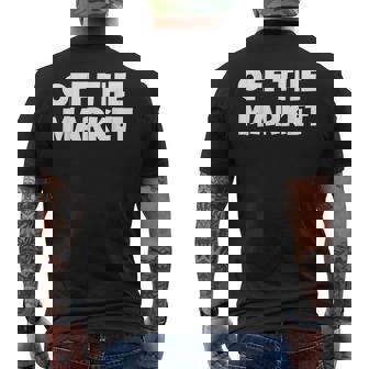 婚約者や既婚者のためのオフザマーケットtシャツ メンズTシャツ バックプリント - Kawaiitshirt