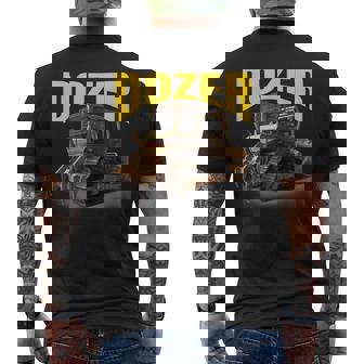 完璧な重機ブルドーザーtシャツ メンズTシャツ バックプリント - Kawaiitshirt