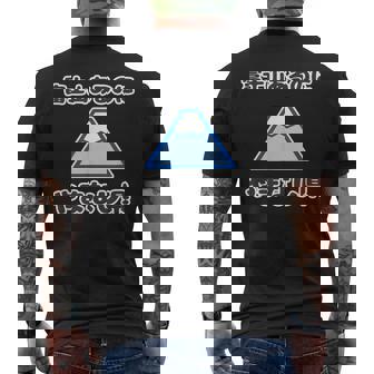 富士山あるのに やまなし県（山梨県）【47都道府県】Jimo-T ジモティ 地元愛 観光 お土産 面白 メンズTシャツ バックプリント - Kawaiitshirt