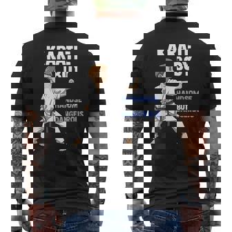 少年空手 キッズ空手ファイター格闘技 メンズTシャツ バックプリント - Kawaiitshirt