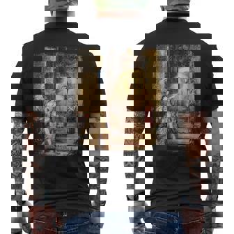 幻影ギュスターヴ・モロー不気味なホラー絵画アート メンズTシャツ バックプリント - Kawaiitshirt