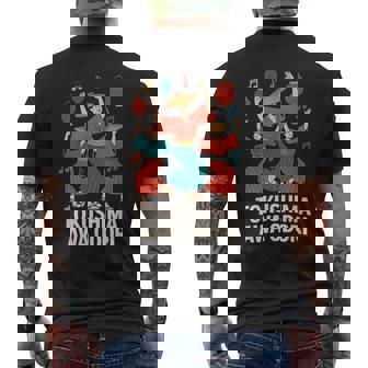 徳島阿波おどり 日本舞踊祭 まっぷつりお土産 メンズTシャツ バックプリント - Kawaiitshirt