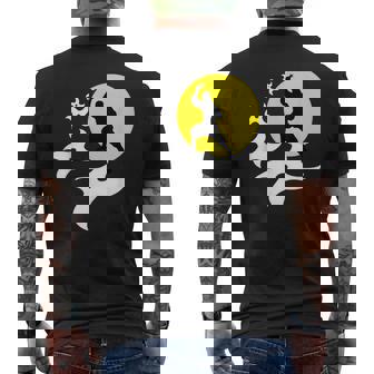 忍者訓練道場tシャツ 黒手裏剣ライトtシャツ メンズTシャツ バックプリント - Kawaiitshirt