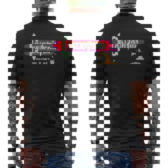 悪魔城ドラキュラ タイトル画面 レトロ ゲーム 城 壮大な冒険 メンズTシャツ バックプリント - Kawaiitshirt