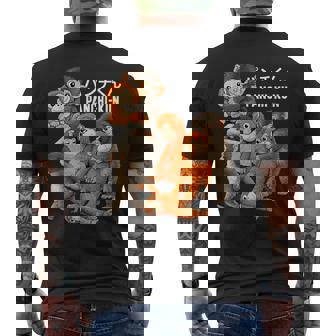 愛らしいパンチ ザモンキー マカク 日本動物園 パンチくん メンズTシャツ バックプリント - Kawaiitshirt