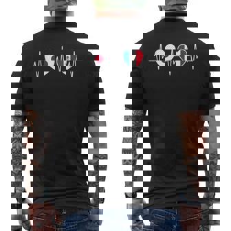 日本・メキシコ メキシコ国旗フラッグ メンズTシャツ バックプリント - Kawaiitshirt