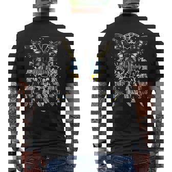 昆虫学者 蝶 昆虫 蝶 黒アゲハチョウ メンズTシャツ バックプリント - Kawaiitshirt