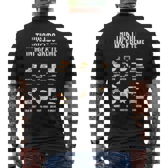 暇なときにすることハムスターおもしろいハムスター好き メンズTシャツ バックプリント - Kawaiitshirt