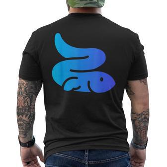 本当にうなぎのように うなぎ ウナギ ウナギ スピリットアニマル メンズTシャツ バックプリント - Kawaiitshirt