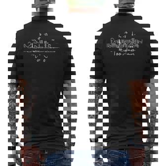 東京スカイラインジャパン 富士山 ランドマーク スカイツリー 東京タワー メンズTシャツ バックプリント - Kawaiitshirt