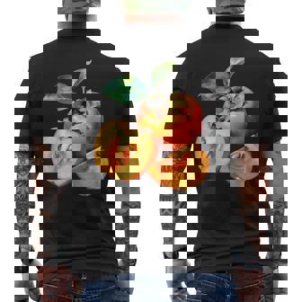 柿 メンズTシャツ バックプリント - Kawaiitshirt