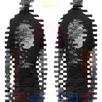 桜 Cherry Blossomsakura 長袖tシャツ メンズTシャツ バックプリント - Kawaiitshirt