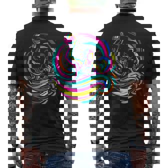 水球選手 スチームウェーブ メンズTシャツ バックプリント - Kawaiitshirt