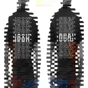 無機質。 メンズTシャツ バックプリント - Kawaiitshirt