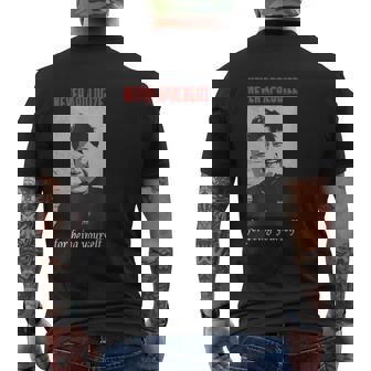 独裁者キム・ジョンウン・ティーは自分らしくいることを決して謝らない メンズTシャツ バックプリント - Kawaiitshirt