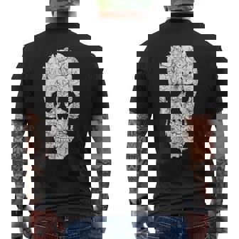 猫 スカル 猫 スカル 猫モチーフ メンズTシャツ バックプリント - Kawaiitshirt