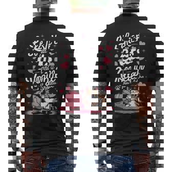 猫とバレーボール 面白いバレーボール メンズTシャツ バックプリント - Kawaiitshirt