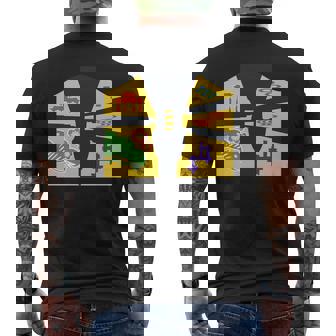 琉球備形沖縄沖縄内南朱型 三線 長袖tシャツ メンズTシャツ バックプリント - Kawaiitshirt