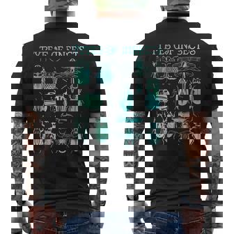 生物学 甲虫の種類 昆虫愛好家 メンズTシャツ バックプリント - Kawaiitshirt