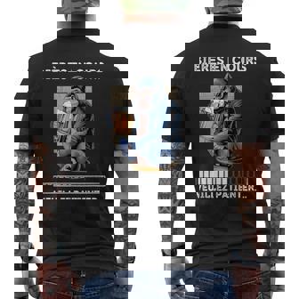 男性用ビール食前酒、ユーモア、男性、ゴリラへのギフトに。 メンズTシャツ バックプリント - Kawaiitshirt