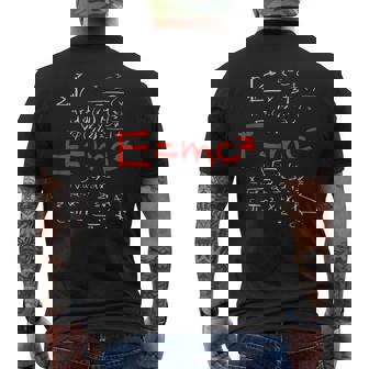 相対性理論 E Mc2 理論式 物理学研究 メンズTシャツ バックプリント - Kawaiitshirt