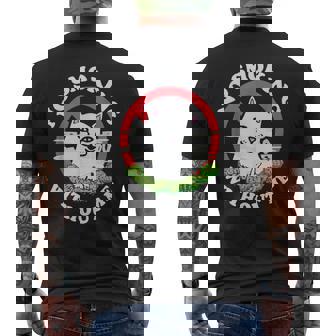 私なしでは禁煙だ メンズTシャツ バックプリント - Kawaiitshirt