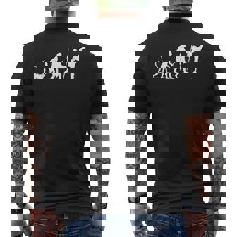 空手の進化 メンズTシャツ バックプリント - Kawaiitshirt