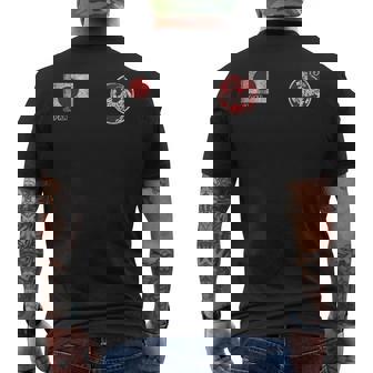 空手日本代表スポーツフル格闘技コンタクト メンズTシャツ バックプリント - Kawaiitshirt