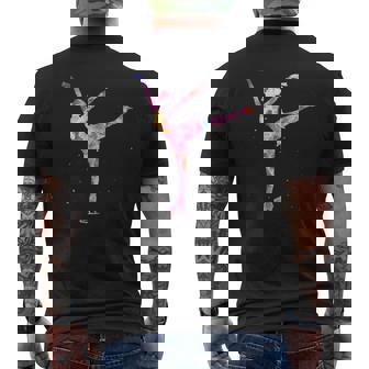 美しいフィギュアスケートギフト アイススケート。 メンズTシャツ バックプリント - Kawaiitshirt