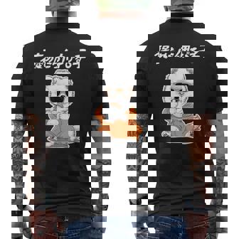 褒めたら伸びる子 ポメラニアン グッズ 犬 おもしろ 面白い ネタ 笑える かわいい メンズTシャツ バックプリント - Kawaiitshirt