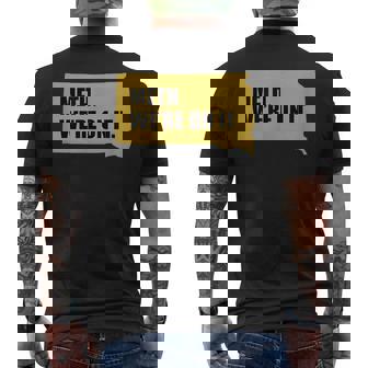 覚せい剤、やってるよ メンズTシャツ バックプリント - Kawaiitshirt