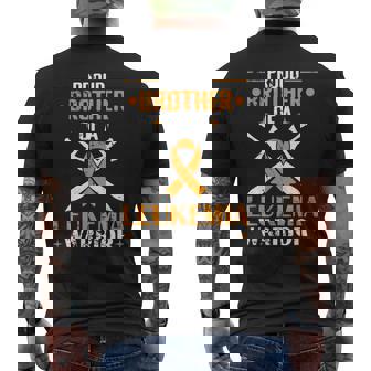 誇り高き兄弟 白血病戦士 メンズTシャツ バックプリント - Kawaiitshirt
