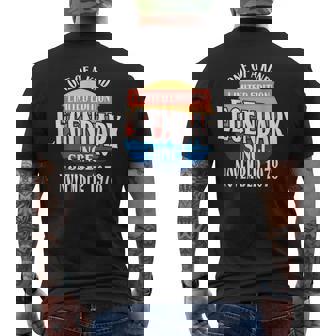 限定版 1978 年 11 月の誕生日以来の伝説 メンズTシャツ バックプリント - Kawaiitshirt