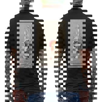 雄鶏と鶏 1900 大原興村 和農場生活 長袖tシャツ メンズTシャツ バックプリント - Kawaiitshirt