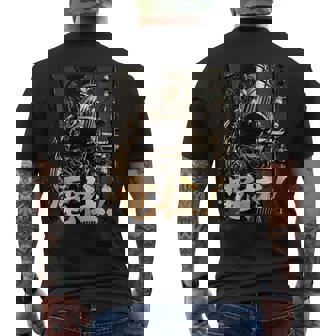 電柱 -Utility Pole Enthusiast- メンズTシャツ バックプリント - Kawaiitshirt