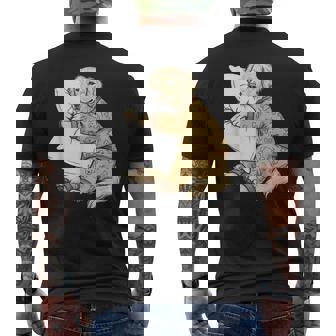 面白い スリーピー ゴールデンレトリバー パジャマ メンズ レディース キッズ メンズTシャツ バックプリント - Kawaiitshirt