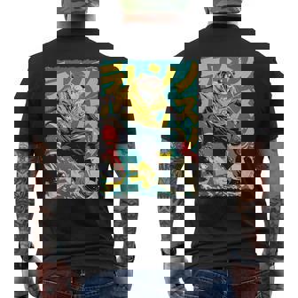 面白い 漫画 アニメ 日本美術 カワウソ サッカー 選手 キッズ 男性 長袖tシャツ メンズTシャツ バックプリント - Kawaiitshirt