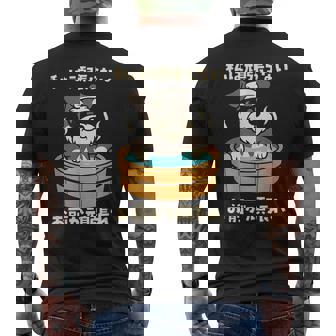 面白いtシャツ シュナウザー 犬 わんこ メンズ かわいい おもしろ 面白い 服 ネタ 私は頑張らない メンズTシャツ バックプリント - Kawaiitshirt