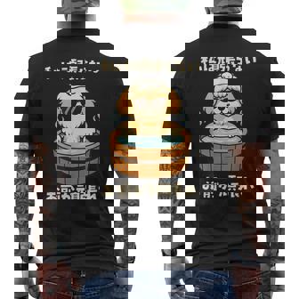 面白いtシャツ シーズー 犬 わんこ メンズ かわいい おもしろ 面白い 服 ネタ 私は頑張らない メンズTシャツ バックプリント - Kawaiitshirt