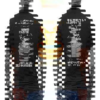 面白いtシャツ チワワ 犬 わんこ メンズ かわいい おもしろ 面白い 服 ネタ 私は頑張らない メンズTシャツ バックプリント - Kawaiitshirt