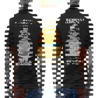 面白いtシャツ トイプードル 犬 わんこ メンズ かわいい おもしろ 面白い 服 ネタ 私は頑張らない 長袖tシャツ メンズTシャツ バックプリント - Kawaiitshirt