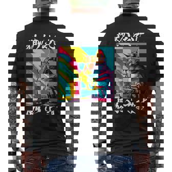 面白いtシャツ 猫 ネコ メンズ 猫好き グッズ おもしろ 面白い 服 ネタ にゃんこ 猫の下僕 長袖tシャツ メンズTシャツ バックプリント - Kawaiitshirt