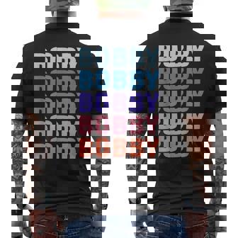 面白いギフト名 ボビー 名前入り メンズTシャツ バックプリント - Kawaiitshirt