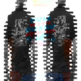 面白いジムシャークシャツ – フィットネス愛好家tシャツ メンズTシャツ バックプリント - Kawaiitshirt