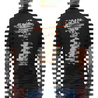 面白いチンチラのことわざ メンズTシャツ バックプリント - Kawaiitshirt