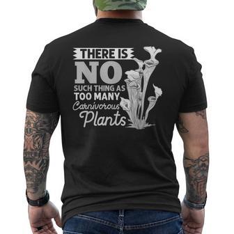 食虫植物 ピッチャー サラセニア 食虫性フライトラップ。 メンズTシャツ バックプリント - Kawaiitshirt