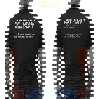 高性能液体クロマトグラフィー Hplc Guy メンズTシャツ バックプリント - Kawaiitshirt