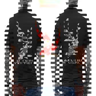 鯉 ささやき魚 鯉 日本 鯉 錦鯉 メンズTシャツ バックプリント - Kawaiitshirt