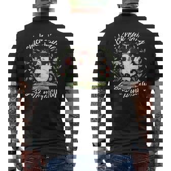 鶏を育てる イエス 賛美 おかしな農家 キリスト教の信仰 メンズTシャツ バックプリント - Kawaiitshirt