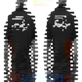 龍体文字【ゆ】効果：許す力。手書き 筆文字 開運グッズ 運気アップ 縁起物 お守り ラッキー スピリチュアル 長袖tシャツ メンズTシャツ バックプリント - Kawaiitshirt